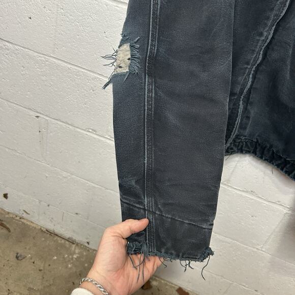 Vintage Carhartt Blanket-Lined Detroit Jacket “Black” J001 - Picture 11 of 13